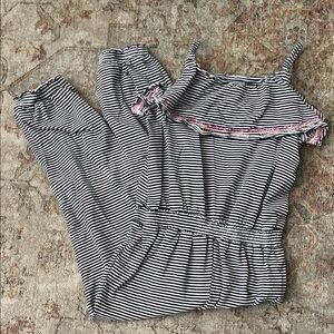 Carter’s Striped Navy and White Jumpsuit